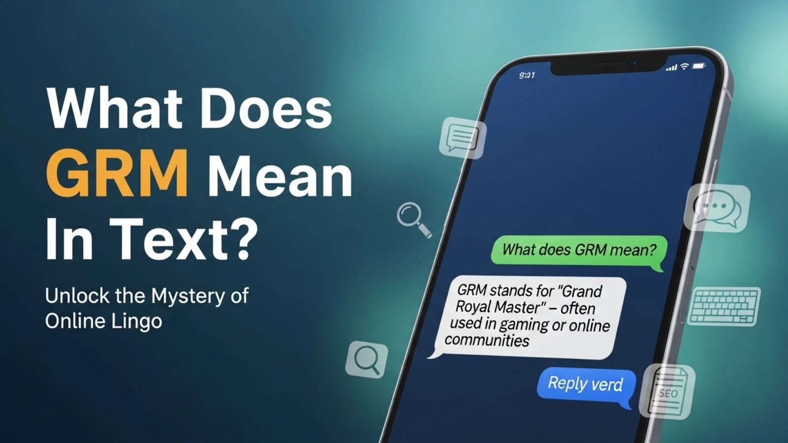 grm mean in text