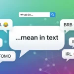 what .. mean in text