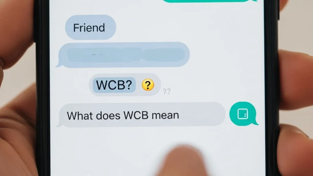 what does wcb mean in text