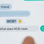 what does wcb mean in text