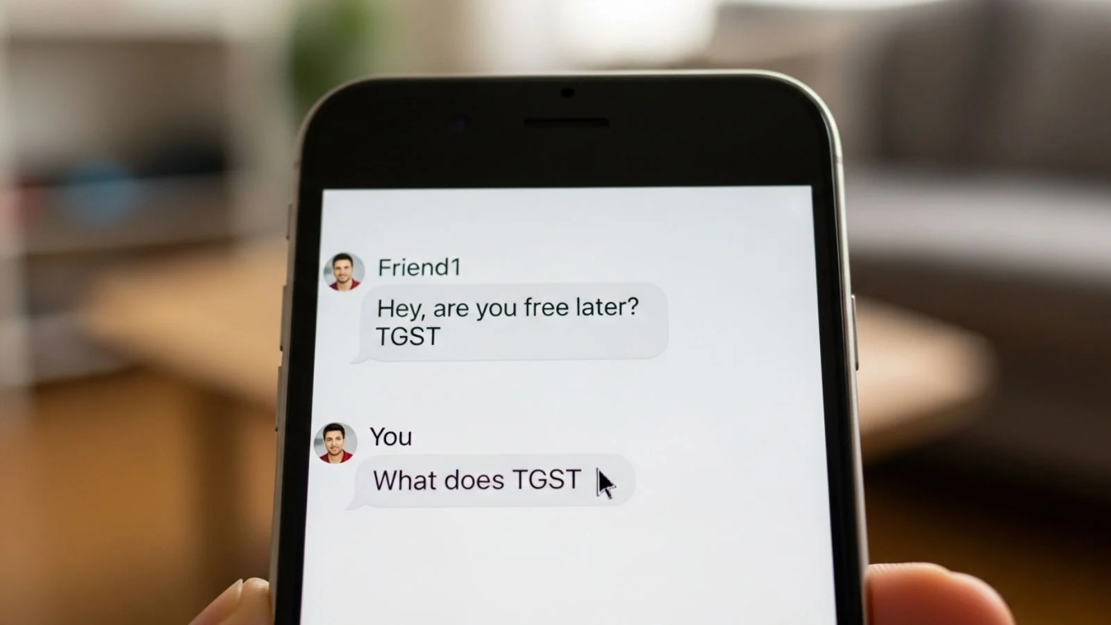 tgst mean in text