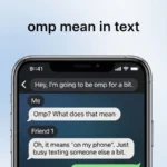 omp mean in text