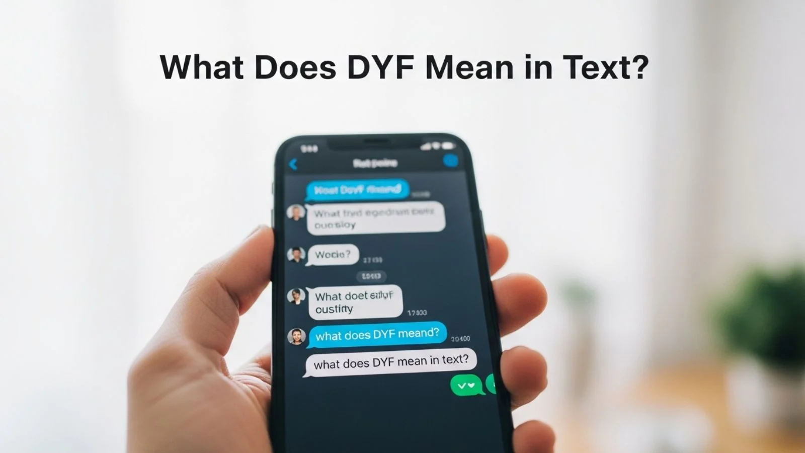 what does dyf mean in text