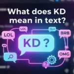 what does kd mean in text