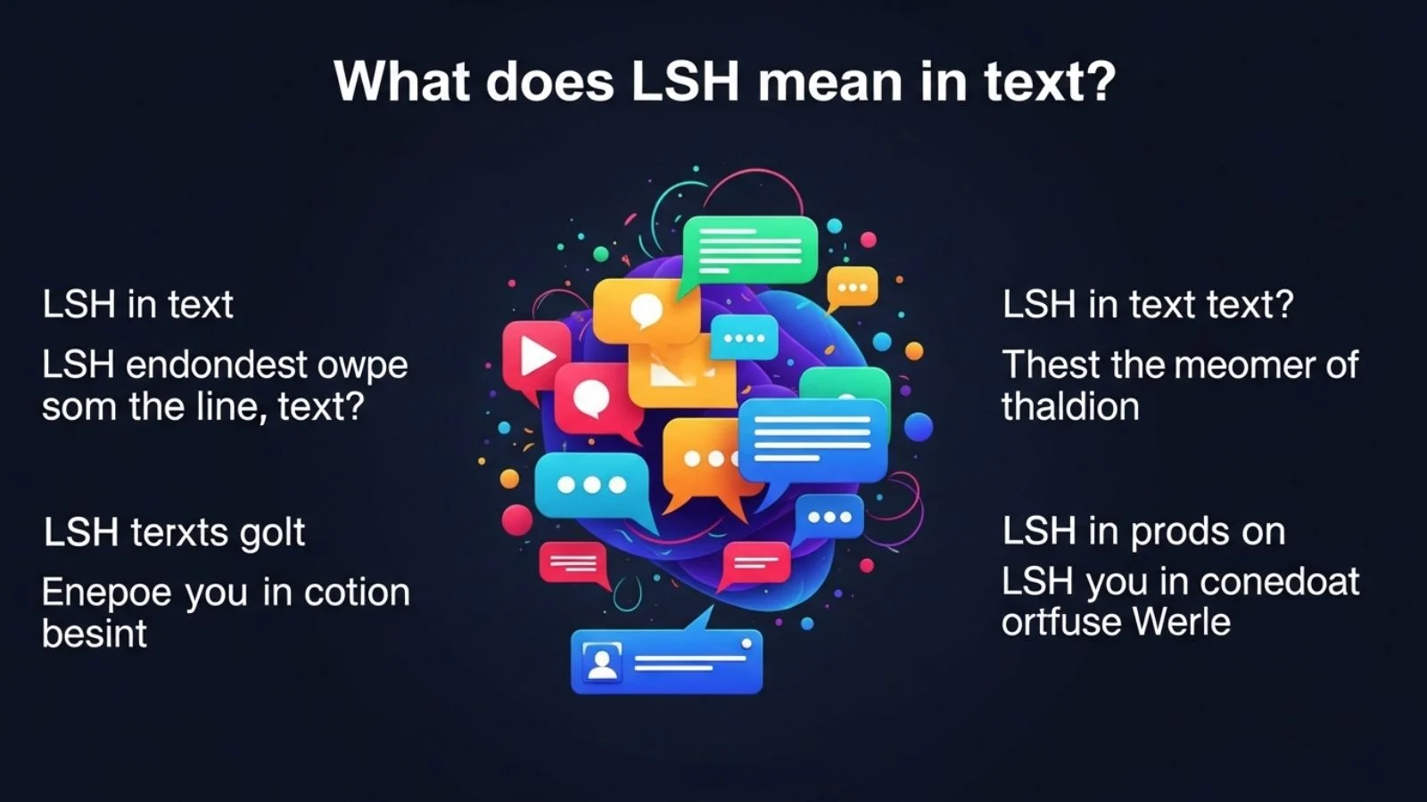 what does lsh mean in text