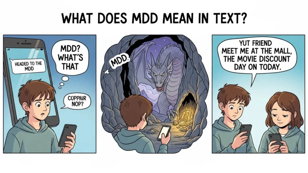 what does mdd mean in text