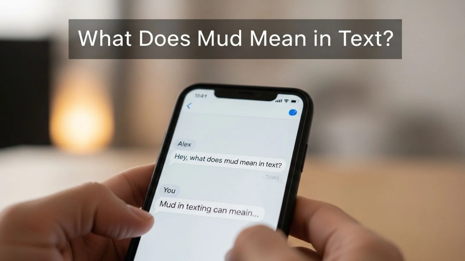 what does mud mean in text
