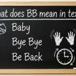 what is bb mean in text