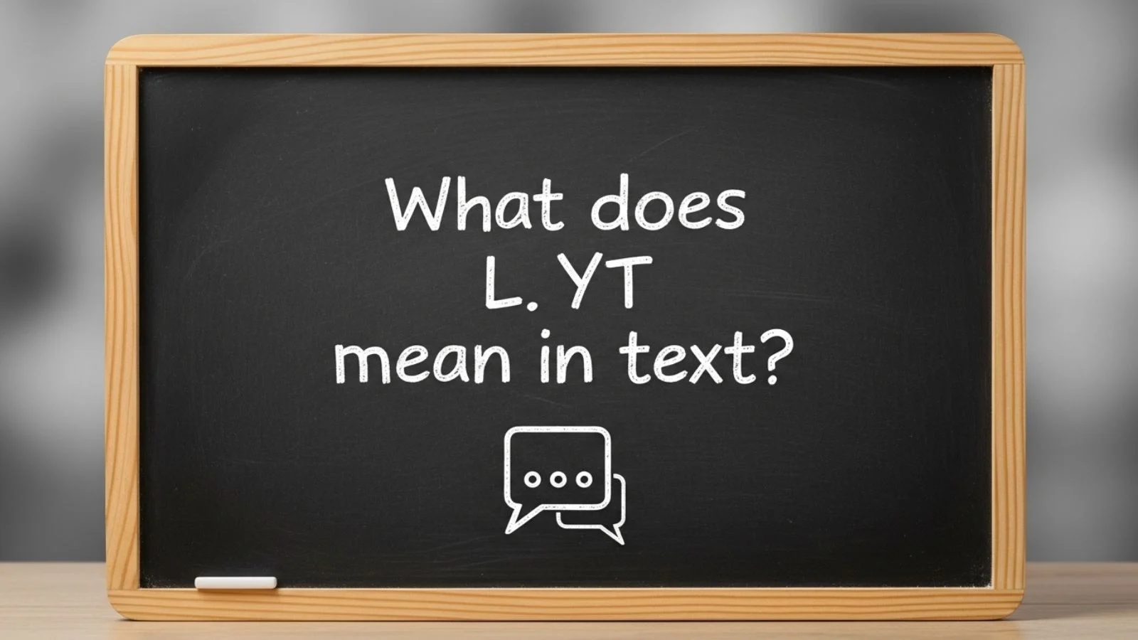 what lyt mean in text