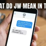 what do jw mean in text
