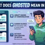 what does ghosted mean in text