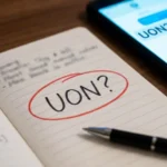 what does uon mean in text