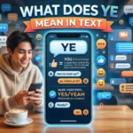 what does ye mean in text