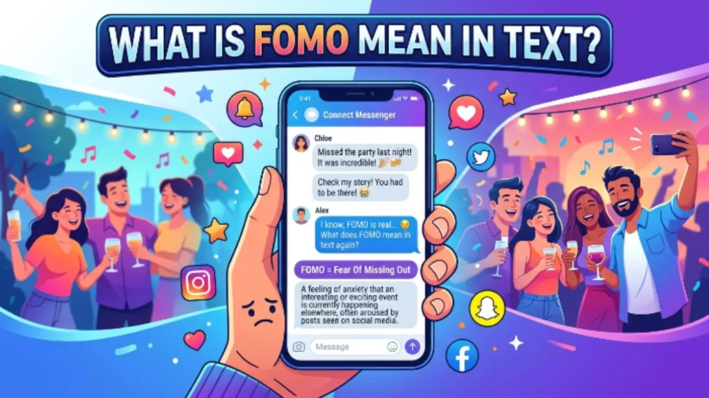 what is fomo mean in text