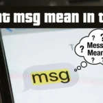 what msg mean in text