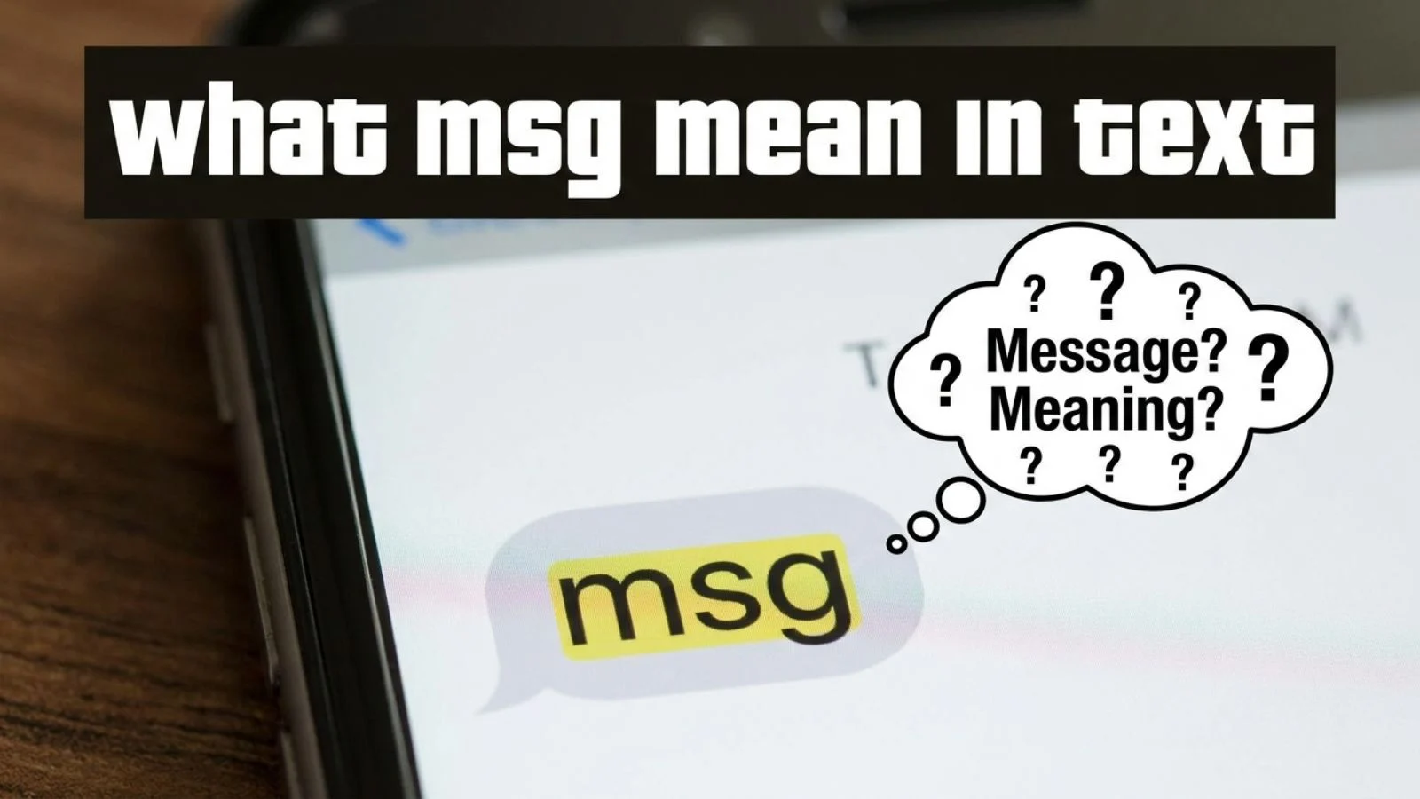 what msg mean in text