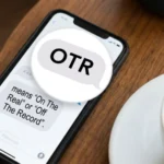 what otr mean in text