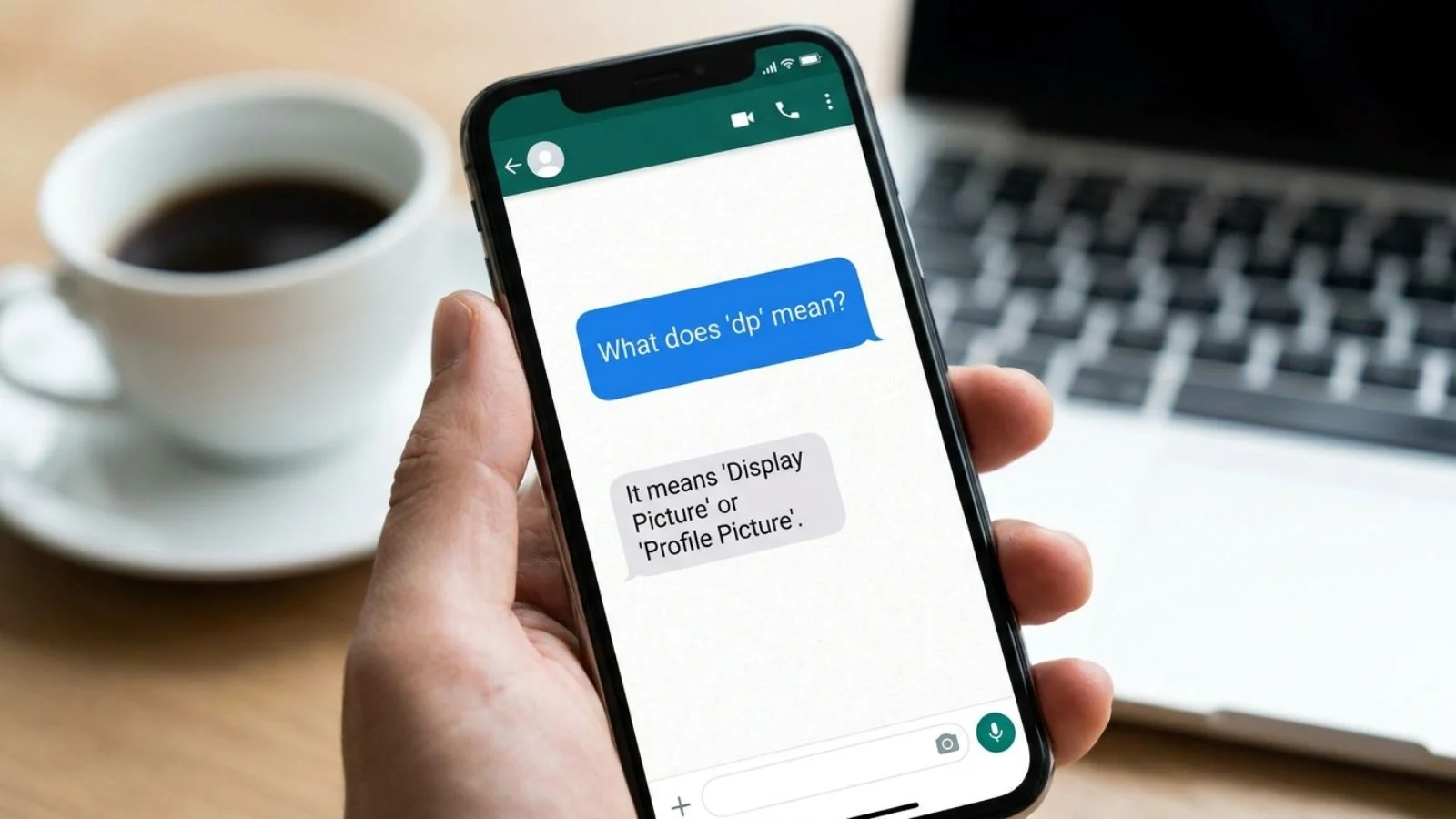 whats dp mean in text