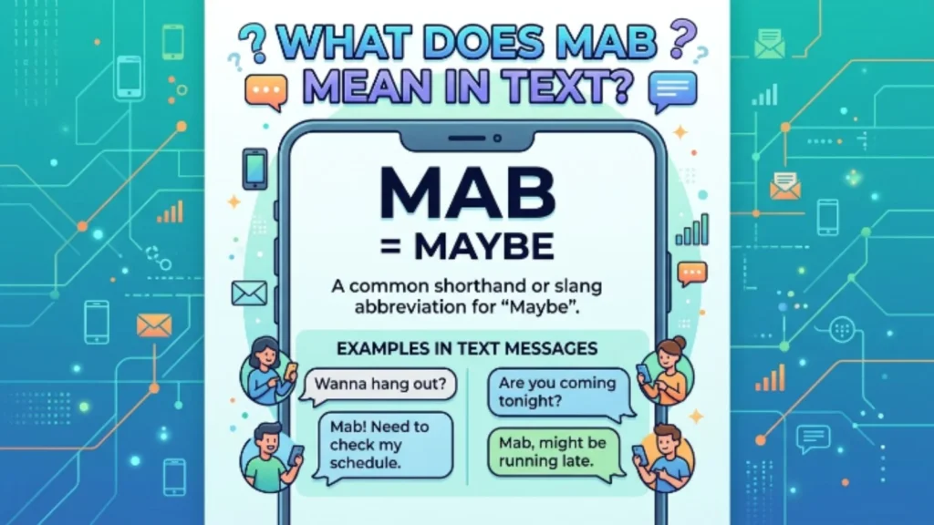 what does mab mean in text