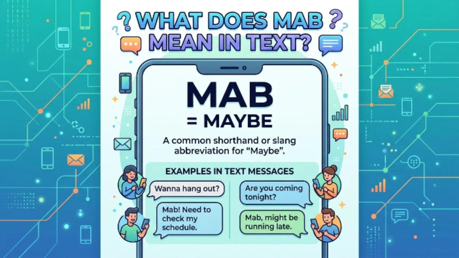 what does mab mean in text