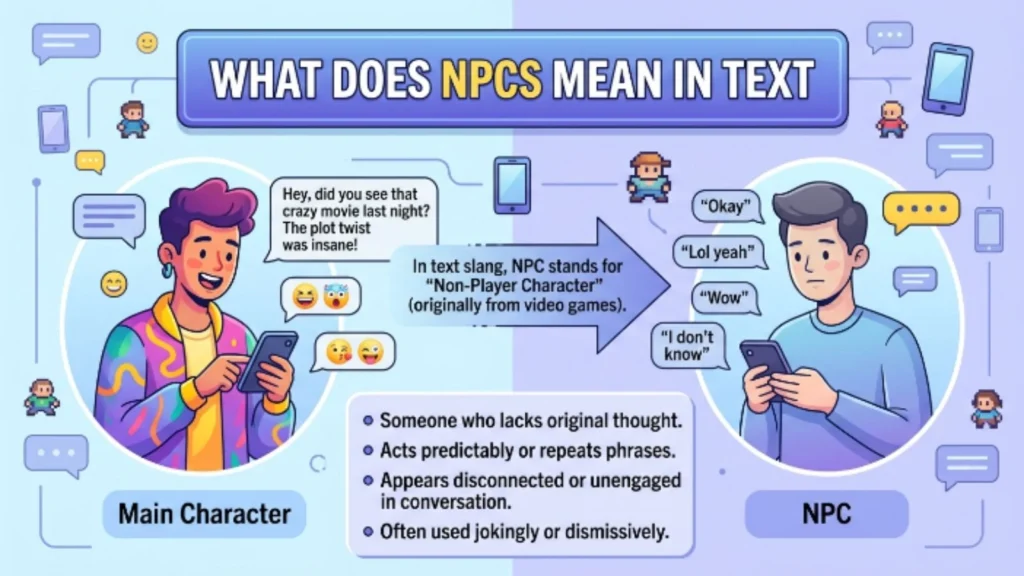 what does npcs mean in text