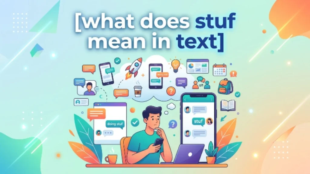what does stuf mean in text
