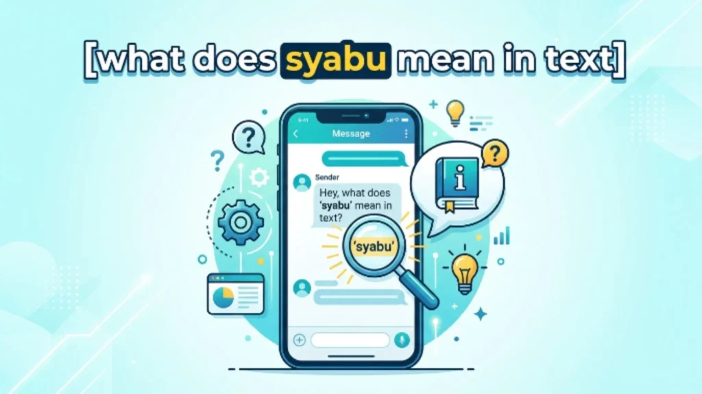 what does syabu mean in text