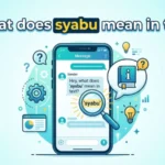 what does syabu mean in text